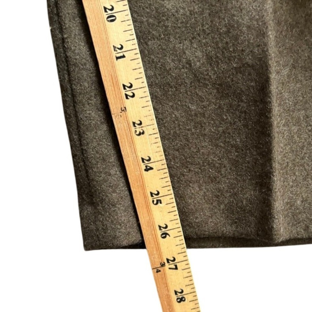 Vintage 50s French Wool Military Field Pants Trousers 32X27 Brown Cold Weather - Picture 9 of 9